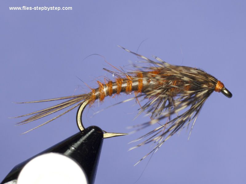 Stonefly nymph pattern - How to tie fly, Fly tying Step by Step